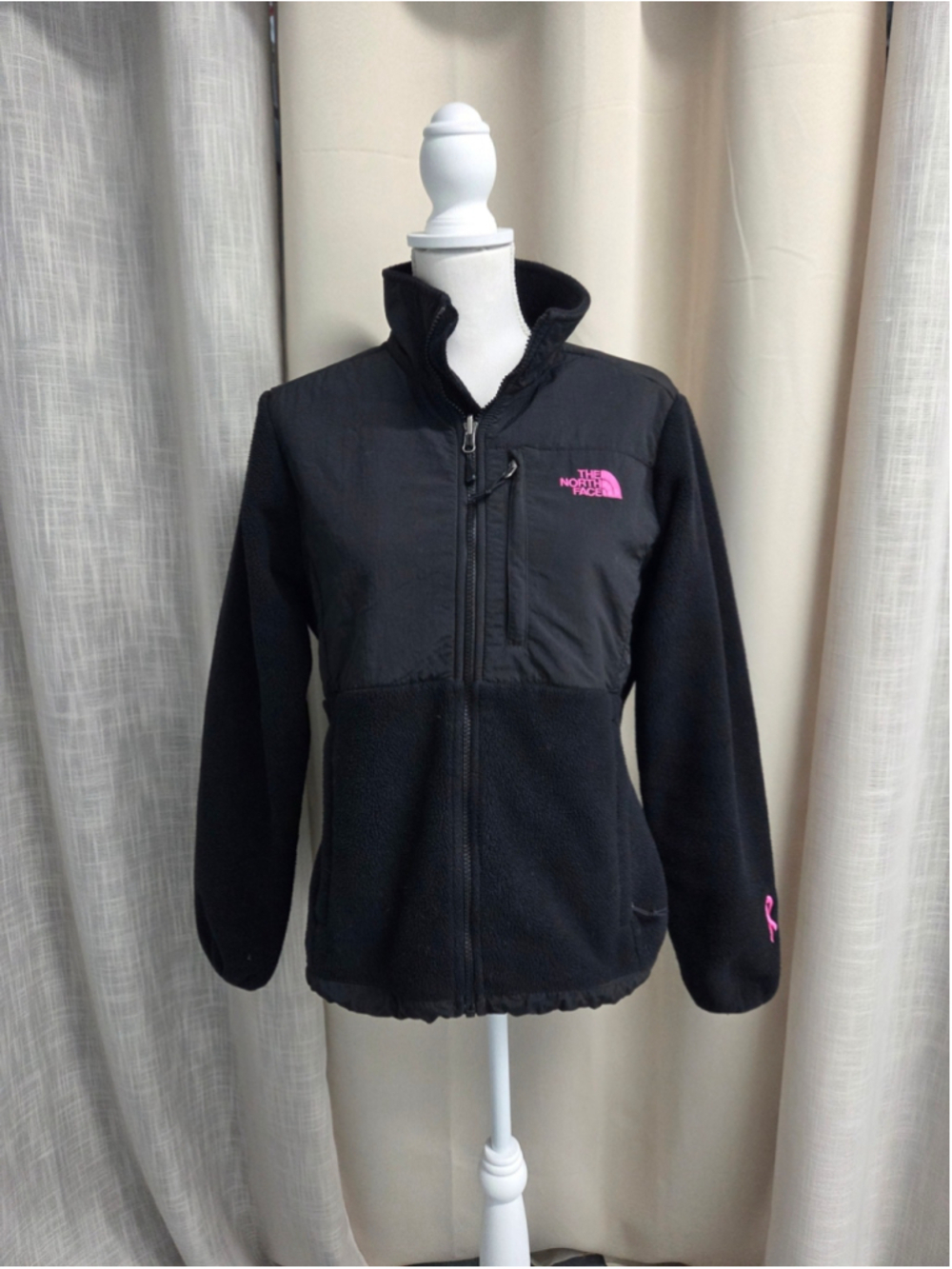 The North Face Denali Fleece Jacket Breast Cancer Polartec Gorpcore Outdoor Sz M